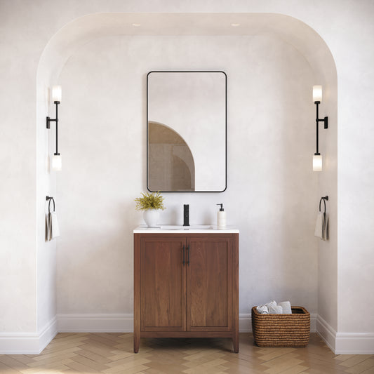 Fresca Silas Freestanding Bathroom Cabinet (Cabinet Only) - Luxe Bathroom Vanities