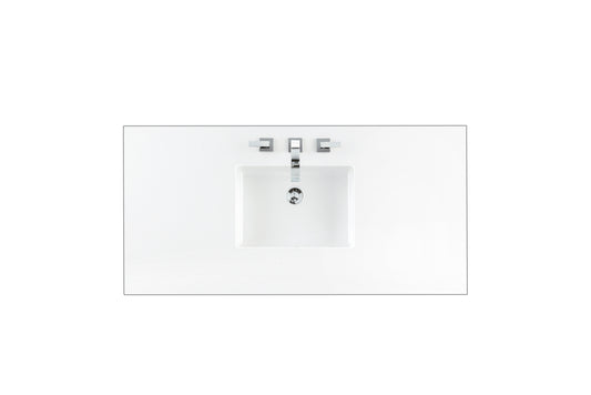 James Martin 301 Collection 48" Single Top, 3 CM with Sink - Luxe Bathroom Vanities