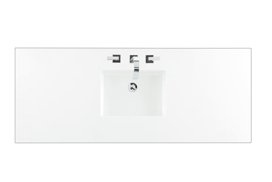James Martin 301 Collection 60" Single Top, 3 CM with Sink - Luxe Bathroom Vanities