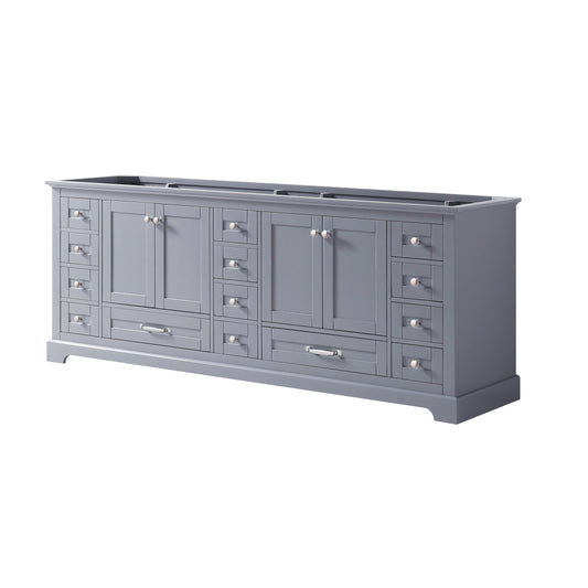 Lexora Collection Dukes 84 inch Double Bath Vanity Cabinet Only - Luxe Bathroom Vanities