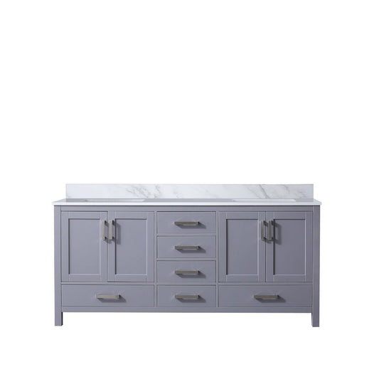 Lexora Collection Jacques 72 inch Double Bath Vanity and Top - Luxe Bathroom Vanities