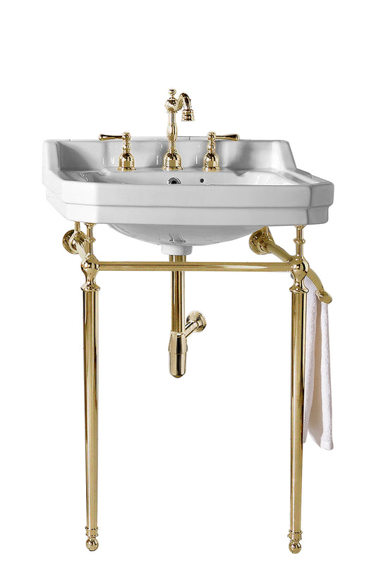 James Martin Wellington 24" Single Console Single Sink with Stand - Luxe Bathroom Vanities
