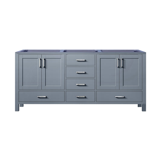 Lexora Collection Jacques 72 inch Double Bath Vanity Cabinet Only - Luxe Bathroom Vanities