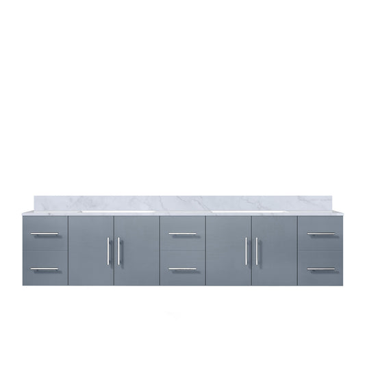 Lexora Collection Geneva 84 inch Double Bath Vanity and Top - Luxe Bathroom Vanities