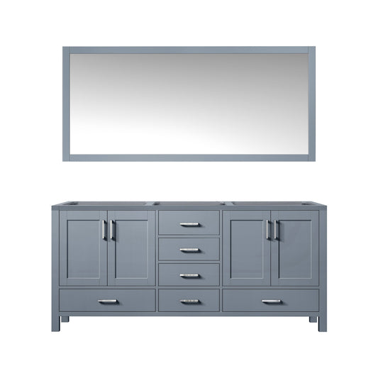 Lexora Collection Jacques 60 inch Double Bath Vanity and 58 inch Mirror - Luxe Bathroom Vanities