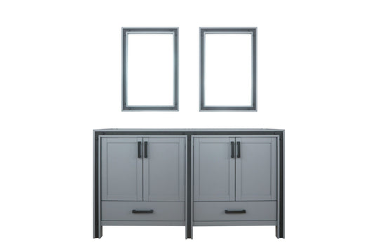Lexora Collection Ziva 60 inch Double Bath Vanity - Luxe Bathroom Vanities