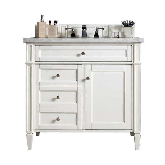 James Martin Brittany 36" Single Vanity with 3CM Top - Luxe Bathroom Vanities