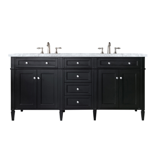 James Martin Brittany 72" Double Vanity with 3 CM Countertop