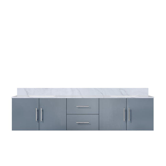 Lexora Collection Geneva 80 inch Double Bath Vanity and Top - Luxe Bathroom Vanities