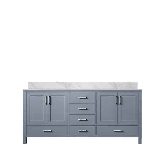 Lexora Collection Jacques 60 inch Double Bath Vanity and Top - Luxe Bathroom Vanities