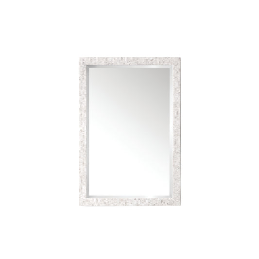 James Martin Callie 26" Mirror, White Mother of Pearl - Luxe Bathroom Vanities