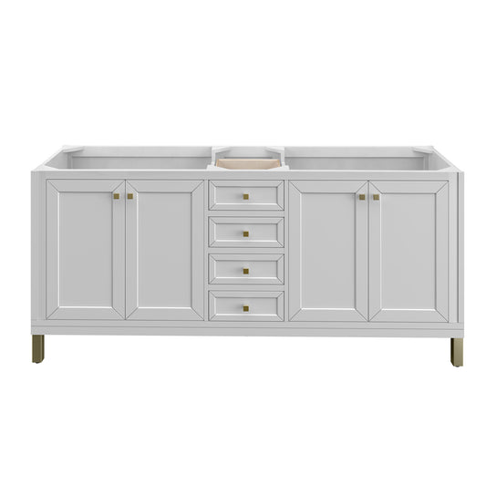 James Martin Chicago 72" Double Vanity - Luxe Bathroom Vanities