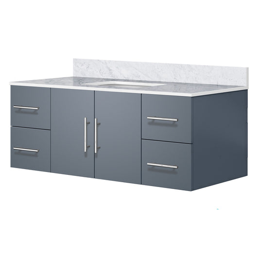 Lexora Collection Geneva 48 inch Bath Vanity and Top - Luxe Bathroom Vanities