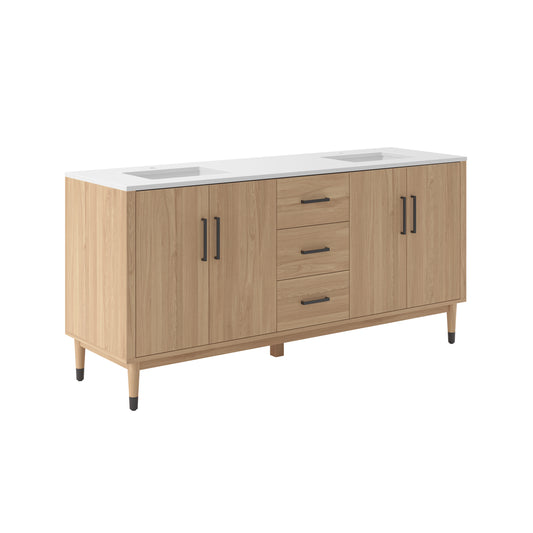 Fresca Sawyer Freestanding Bathroom Cabinet (Cabinet Only) - Luxe Bathroom Vanities