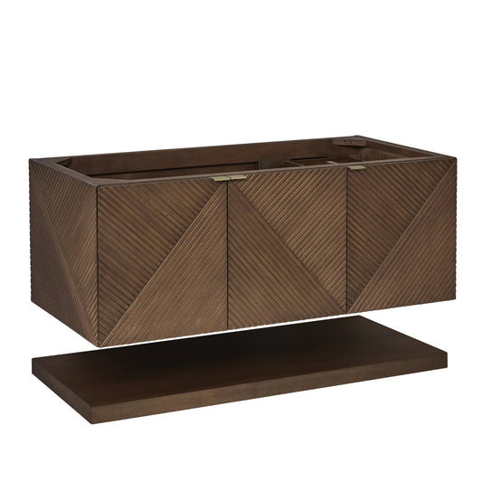 James Martin Marcello 48" Single Vanity, Chestnut (Cabinet Only) - Luxe Bathroom Vanities