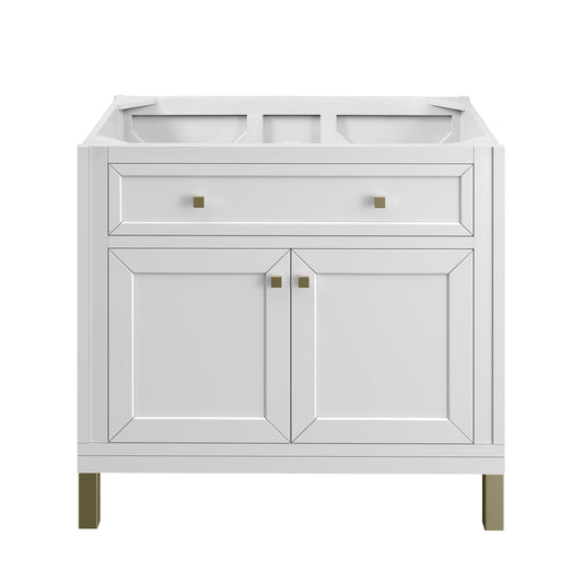 James Martin Chicago 36" Single Vanity (Cabinet Only) - Luxe Bathroom Vanities