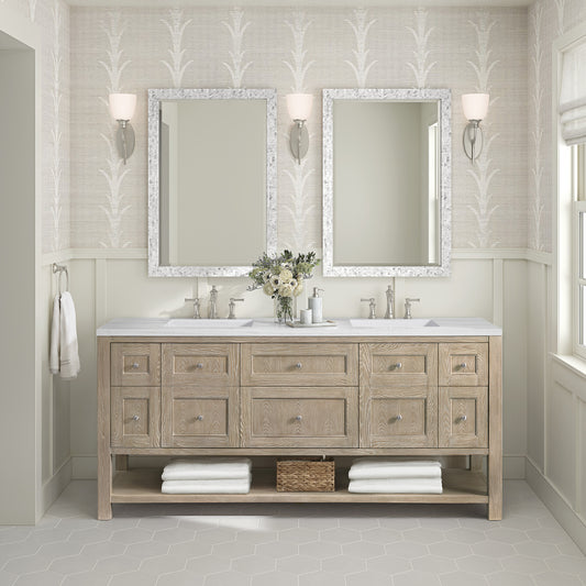 James Martin 72" Breckenridge Double Vanity - Luxe Bathroom Vanities