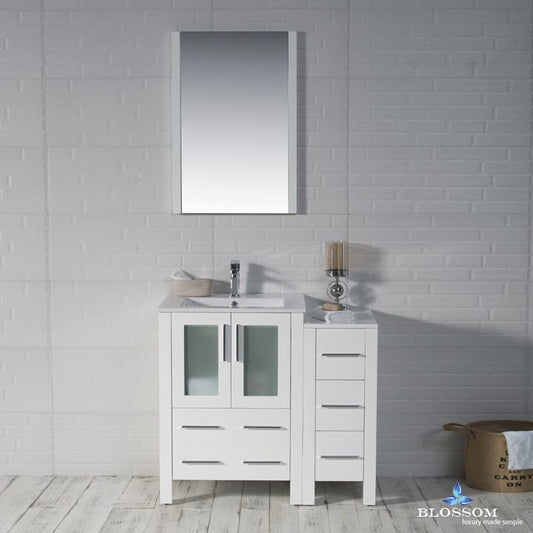 Blossom Sydney 36" w/ Side Cabinet - Luxe Bathroom Vanities Luxury Bathroom Fixtures Bathroom Furniture