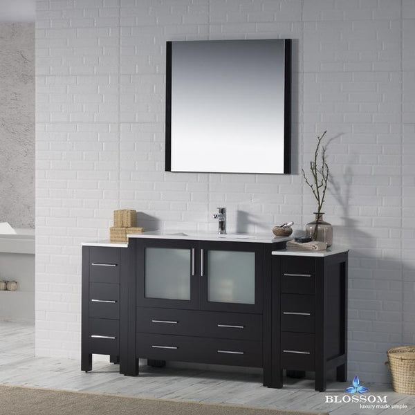 Blossom Sydney 60" w/ Double Side Cabinets - Luxe Bathroom Vanities Luxury Bathroom Fixtures Bathroom Furniture