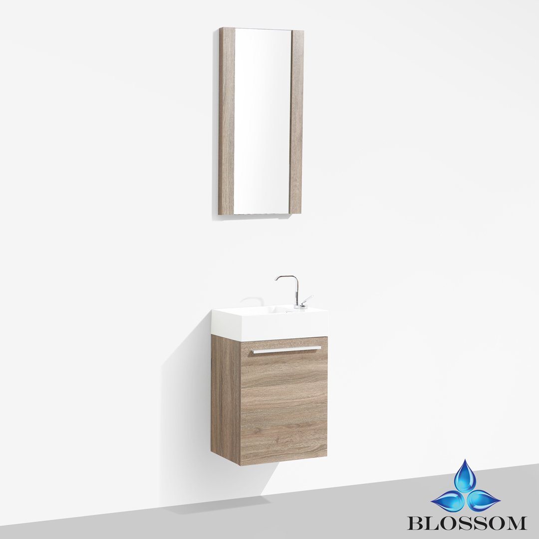 Colmar 18" w/ Mirror - Luxe Bathroom Vanities Luxury Bathroom Fixtures Bathroom Furniture