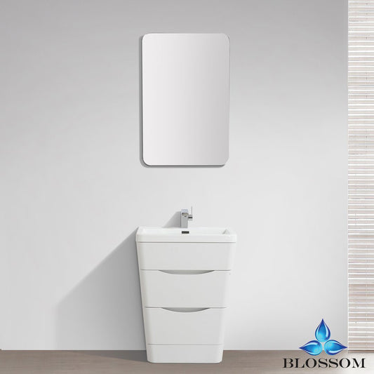 Blossom Venice 26" w/ Mirror - Luxe Bathroom Vanities Luxury Bathroom Fixtures Bathroom Furniture