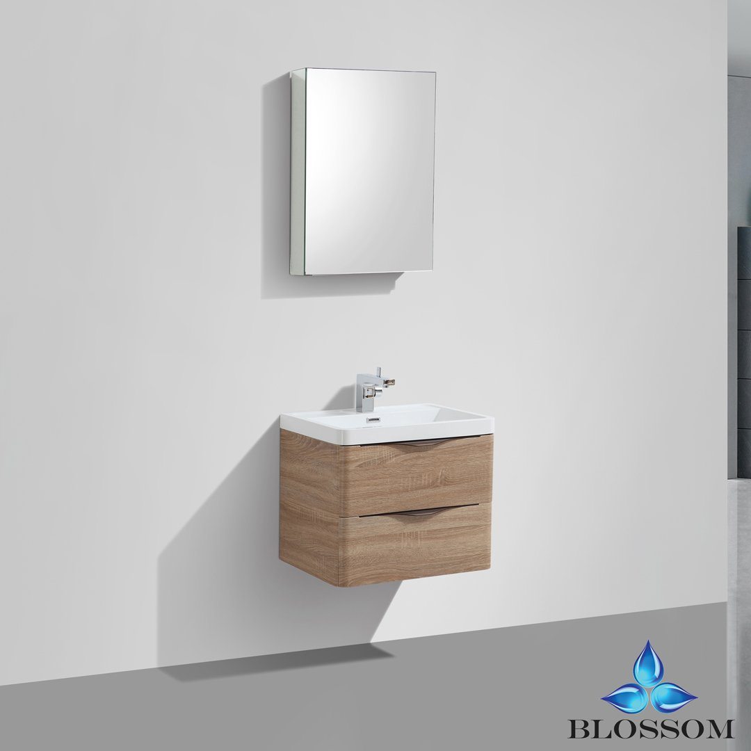 Blossom Madrid 24" w/ Side Cabinet - Luxe Bathroom Vanities Luxury Bathroom Fixtures Bathroom Furniture