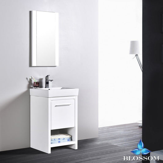 Blossom Milan 20" w/ Mirror - Luxe Bathroom Vanities Luxury Bathroom Fixtures Bathroom Furniture