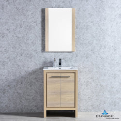 Blossom Milan 24" w/ Mirror - Luxe Bathroom Vanities Luxury Bathroom Fixtures Bathroom Furniture