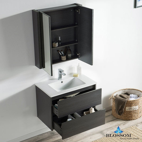 Blossom Valencia 30" w/ Medicine Cabinet - Luxe Bathroom Vanities Luxury Bathroom Fixtures Bathroom Furniture