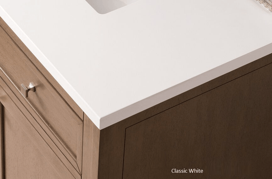 James Martin 22" Single Top For the 825 Colleciton, 3 CM, No Sink - Luxe Bathroom Vanities