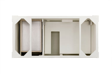 James Martin Brookfield 48" Bright White Single Vanity (Cabinet Only) - Luxe Bathroom Vanities