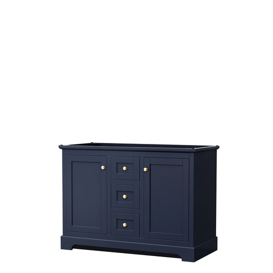 48 Inch Double Bathroom Vanity, No Countertop, No Sinks, No Mirror - Luxe Bathroom Vanities Luxury Bathroom Fixtures Bathroom Furniture