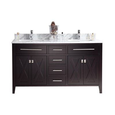 Wimbledon - 60 - Cabinet with Counter - Luxe Bathroom Vanities Luxury Bathroom Fixtures Bathroom Furniture
