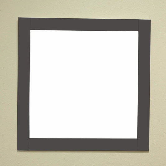 Bellaterra Home Solid wood frame mirror-espresso - Luxe Bathroom Vanities