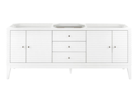 James Martin Linear 72" Single Vanity (Cabinet Only) - Luxe Bathroom Vanities