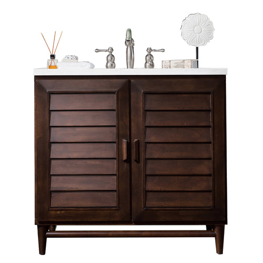 James Martin Portland 36" Single Vanity with 3 CM Countertop - Luxe Bathroom Vanities
