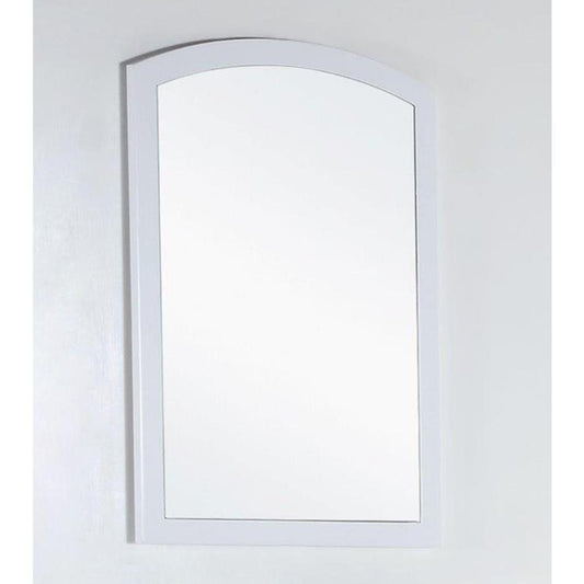 Bellaterra Home 22 in. Wood framed mirror - Luxe Bathroom Vanities