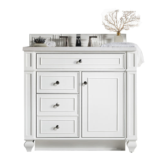 James Martin Bristol 36" Single Vanity with 3 CM Countertop - Luxe Bathroom Vanities