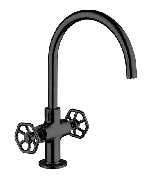 LaToscana LUCIA Double Lever Handles Lavatory Faucet - Luxe Bathroom Vanities