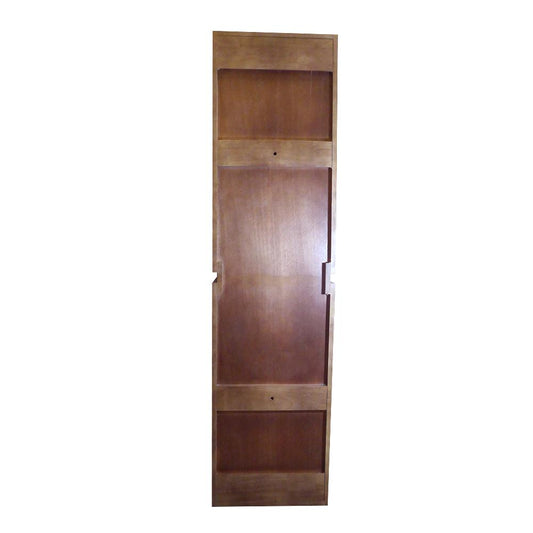 Bellaterra Home Wall Mount Linen Cabinet- Walnut - Luxe Bathroom Vanities