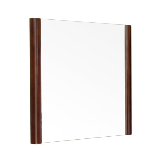 Bellaterra Home 25.6 in Mirror-Wood-walnut - Luxe Bathroom Vanities