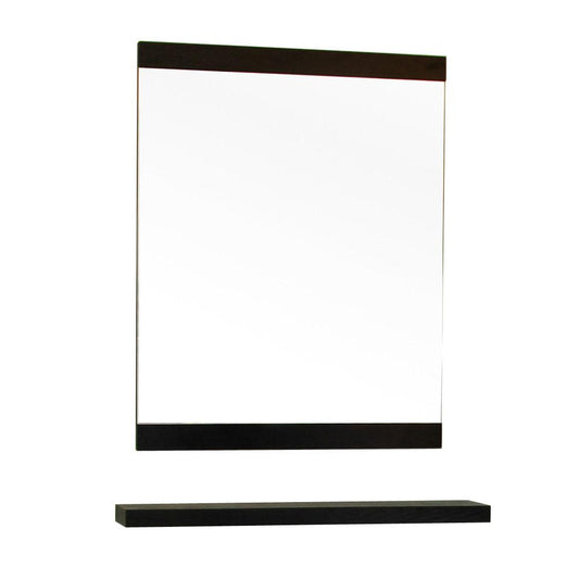 Bellaterra Home 23.6 in Mirror-black -wood - Luxe Bathroom Vanities