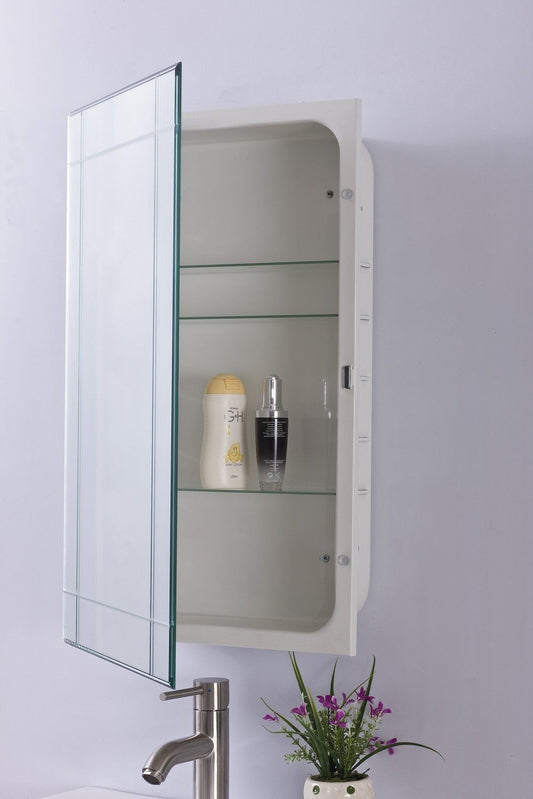 Bellaterra Home Mirrored Medicine Cabinet - Luxe Bathroom Vanities