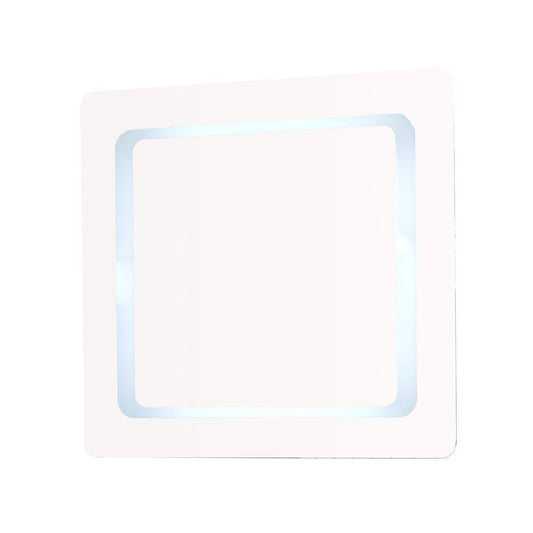 Bellaterra Home 30 in. Rectangular LED Bordered Illuminated Mirror with Bluetooth Speakers - Luxe Bathroom Vanities