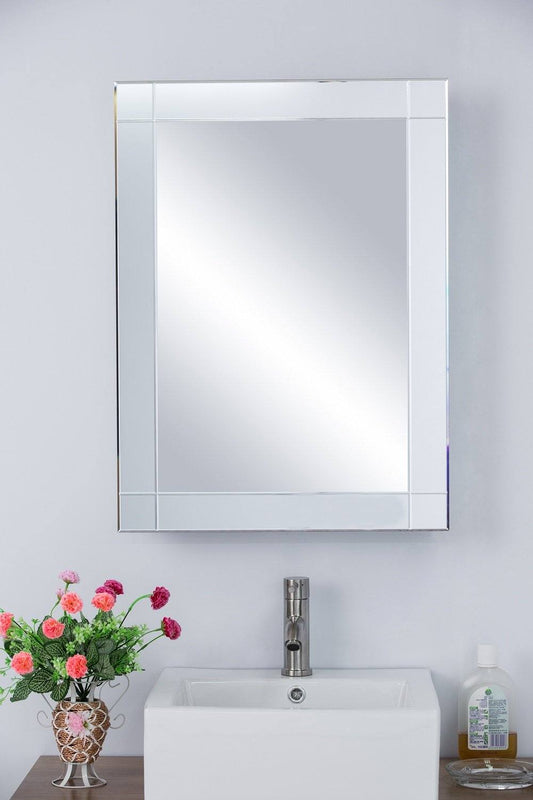 Bellaterra Home Mirrored Medicine Cabinet - Luxe Bathroom Vanities