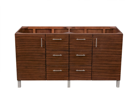 James Martin Metropolitan 60" Double Vanity (Cabinet Only) - Luxe Bathroom Vanities