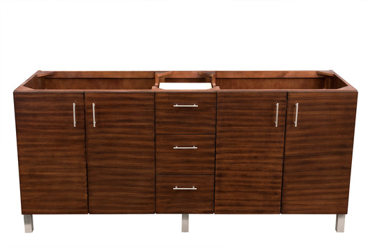 James Martin Metropolitan 72" Double Vanity (Cabinet Only) - Luxe Bathroom Vanities
