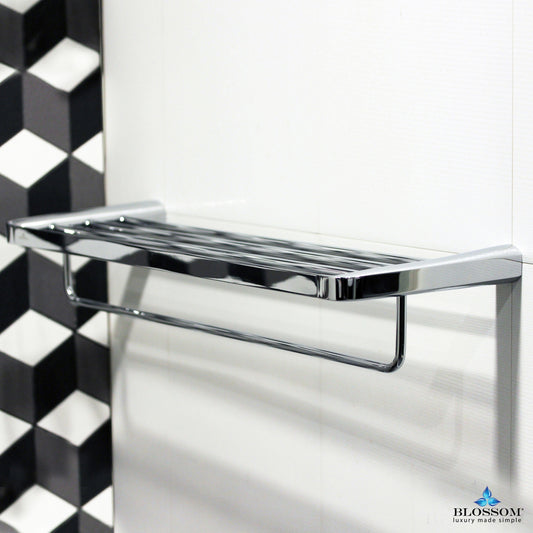 Blossom Towel Rack - Chrome BA0210901 - Luxe Bathroom Vanities Luxury Bathroom Fixtures Bathroom Furniture