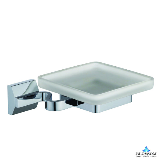 Blossom Soap Dish - Chrome BA0220201 - Luxe Bathroom Vanities Luxury Bathroom Fixtures Bathroom Furniture