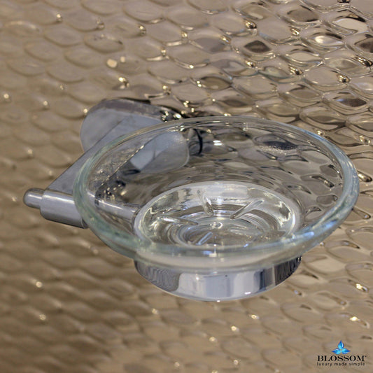 Blossom Soap Dish - Chrome BA0230201 - Luxe Bathroom Vanities Luxury Bathroom Fixtures Bathroom Furniture
